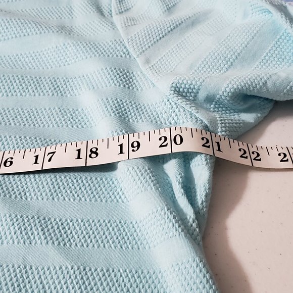 Charter Club Blue Textured Top - Picture 12 of 13